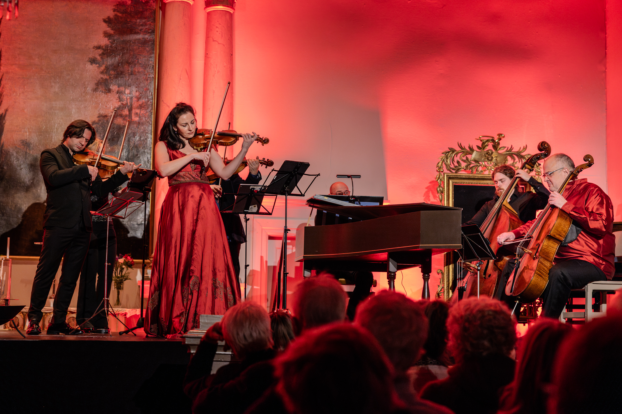 Vintermiljö och publik under Midvinterfestivalen